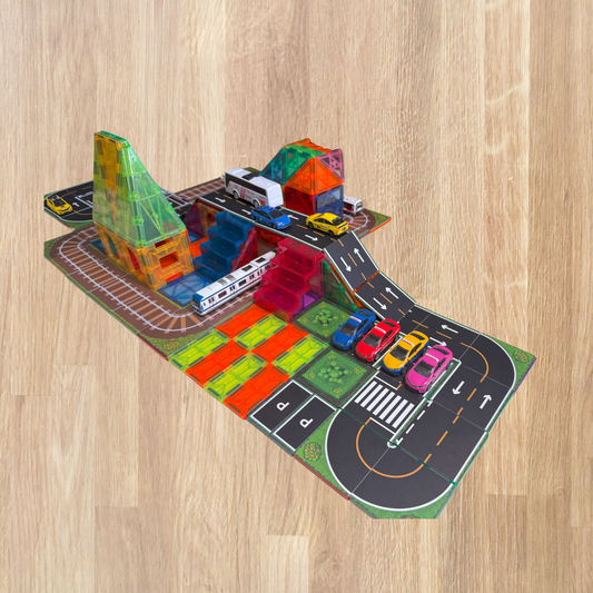 MNTL Magnetic Sheet Set, Road, Railroad and Letters