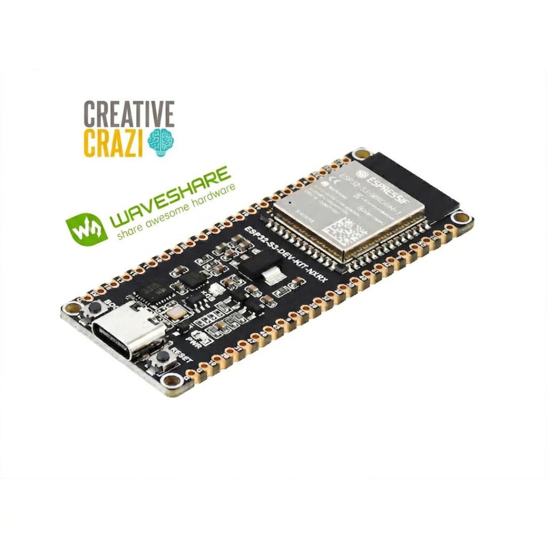 CreativeCrazi ESP32-S3-WROOM Module 2.4GHz Dual Core WiFi Type-C USB CH340