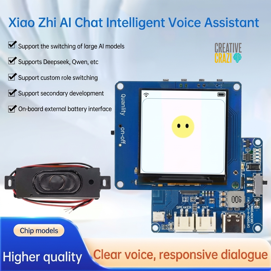 Xiaozhi AI Voice Chat Robot ESP32-S3 Development Board with WiFi & DeepSeek Support (0.91" OLED / 1.54" LCD)