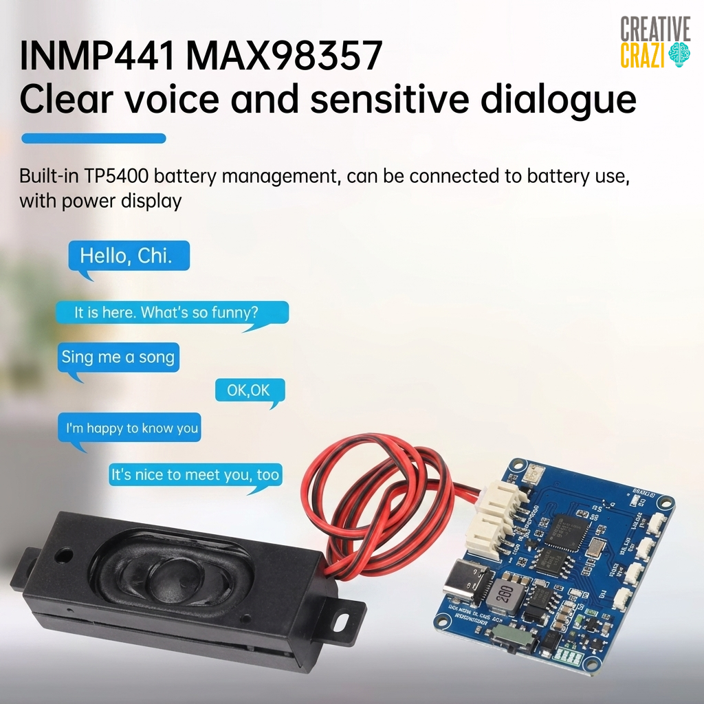 Xiaozhi AI Voice Chat Robot ESP32-S3 Development Board with WiFi & DeepSeek Support (0.91" OLED / 1.54" LCD)