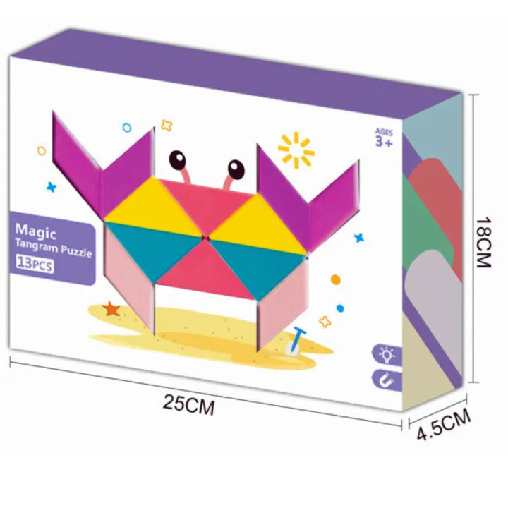 CreativeCrazi Magic Tangram Puzzle