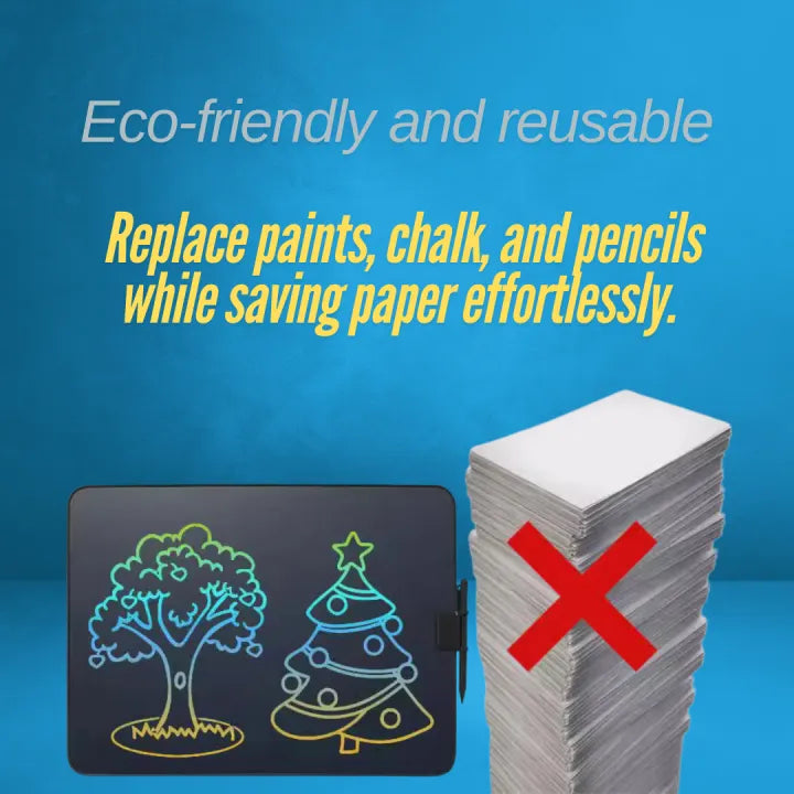 CreativeCrazi Rechargable Colorful LCD Writing and Drawing Tablet