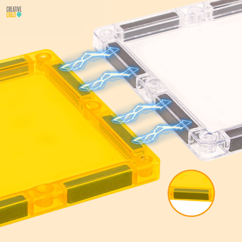 Magnetic Tiles with Crane 42-88pcs - STEM Building Blocks Construction Toy for Kids 3+ Ready Stock