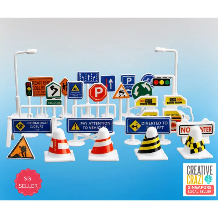 Creative Crazi Kids Airport & City Adventure Playmat 80x70cm | Large Portable Educational Toy Mat | City Road Car Carpet Rug for Boys & Girls | Vehicle Game Pad