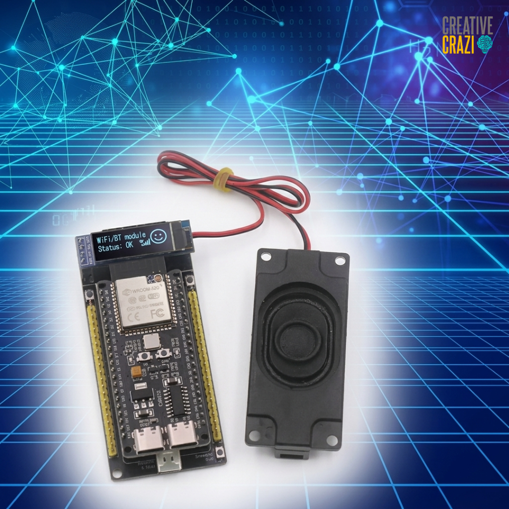 Xiaozhi AI Voice Chat Robot ESP32-S3 Development Board with WiFi & DeepSeek Support (0.91" OLED / 1.54" LCD)