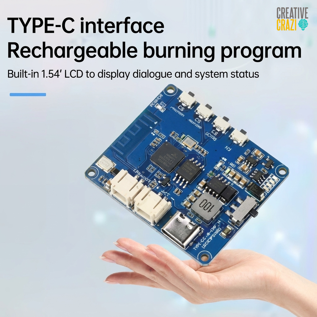 Xiaozhi AI Voice Chat Robot ESP32-S3 Development Board with WiFi & DeepSeek Support (0.91" OLED / 1.54" LCD)