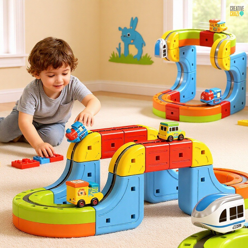 CreativeCrazi™ DIY Magnetic Levitation Train Track - STEM Maglev Set