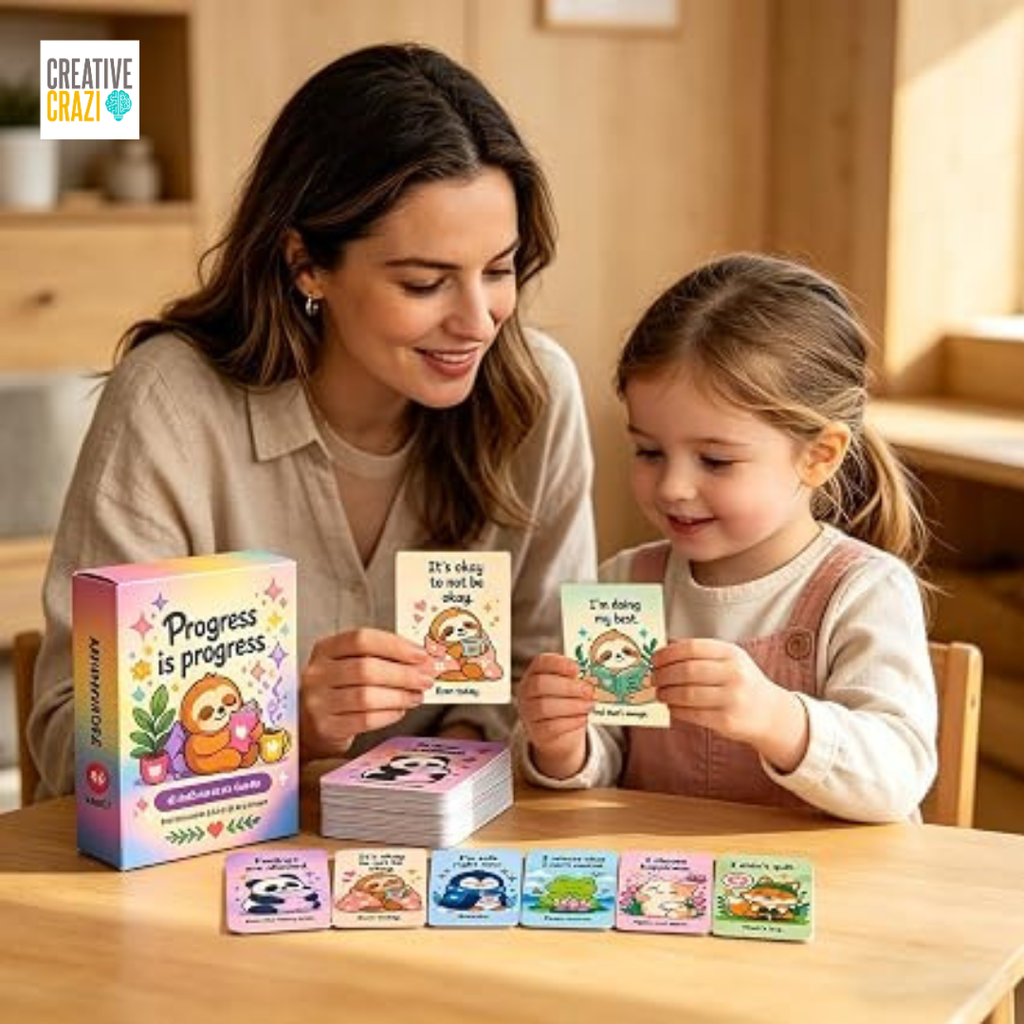 Positive Affirmations Cards For Kids, 48-Piece Inspirational Daily Positive, Children Encouragement