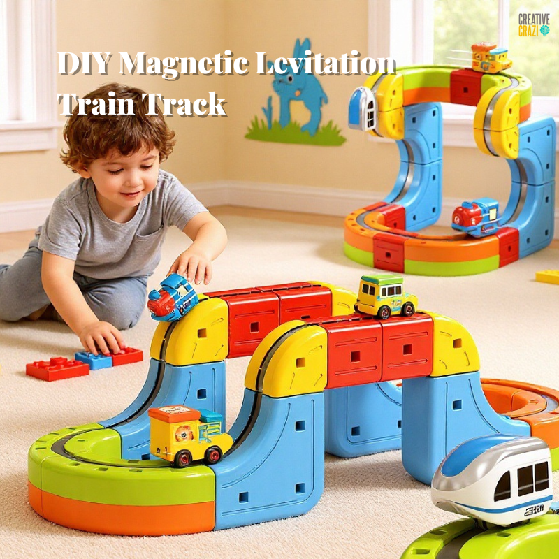 CreativeCrazi™ DIY Magnetic Levitation Train Track - STEM Maglev Set
