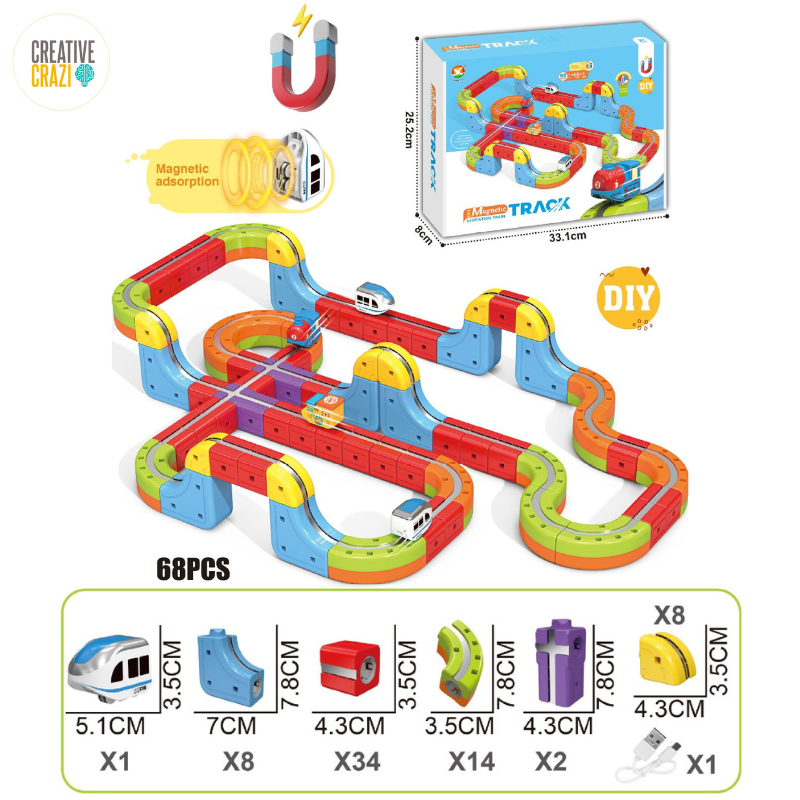 CreativeCrazi™ DIY Magnetic Levitation Train Track - STEM Maglev Set