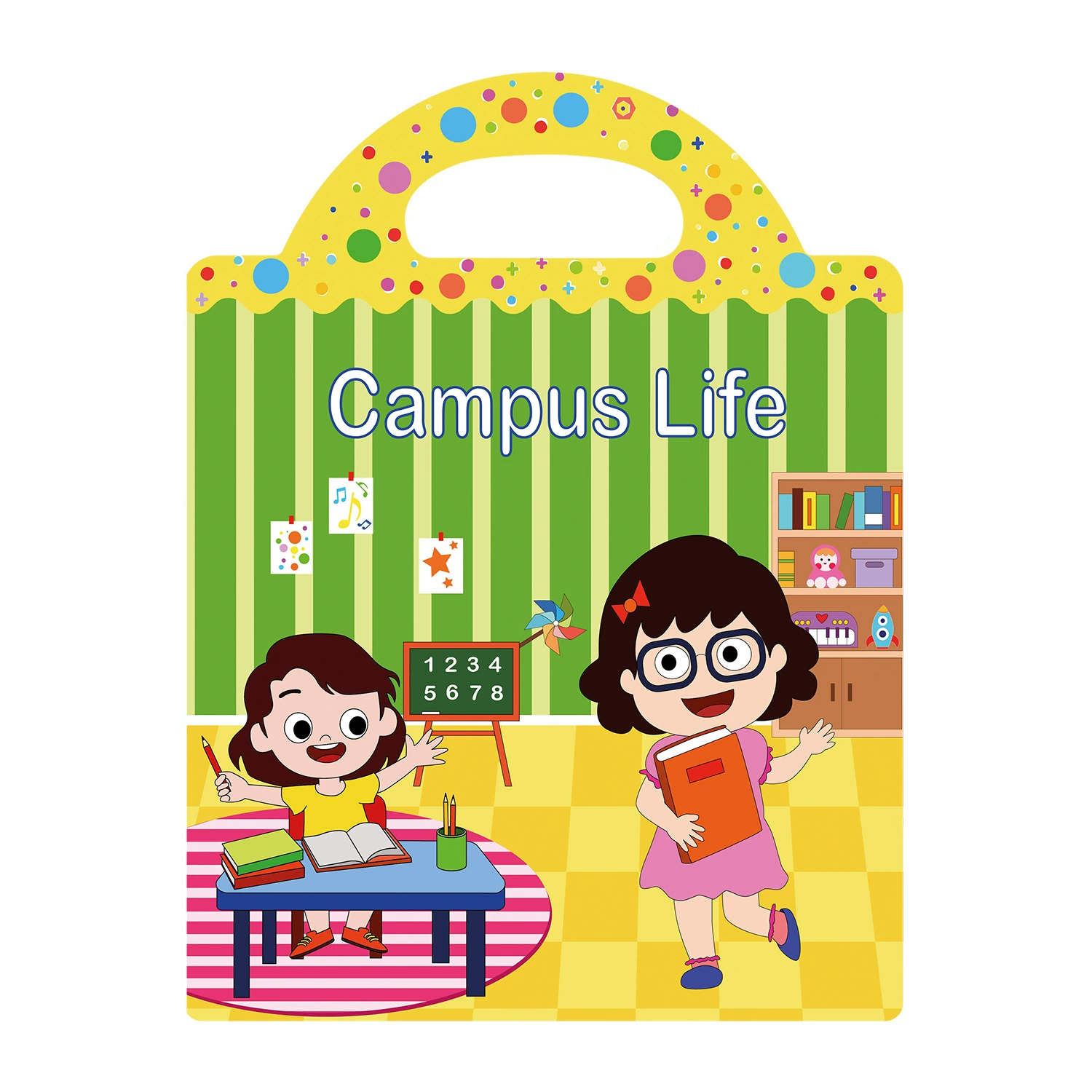 CreativeCrazi Reusable Sticker Book For Kid Stickers For Kids Waterproof Silicone Jelly Sticker Activity Book