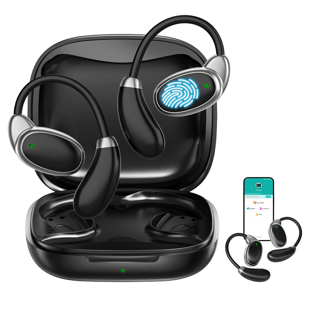 CreativeCrazi Business Plus AI Translator Earbuds - 150+ Languages (Offline Ready)