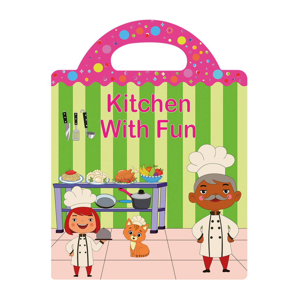 CreativeCrazi Reusable Sticker Book For Kid Stickers For Kids Waterproof Silicone Jelly Sticker Activity Book