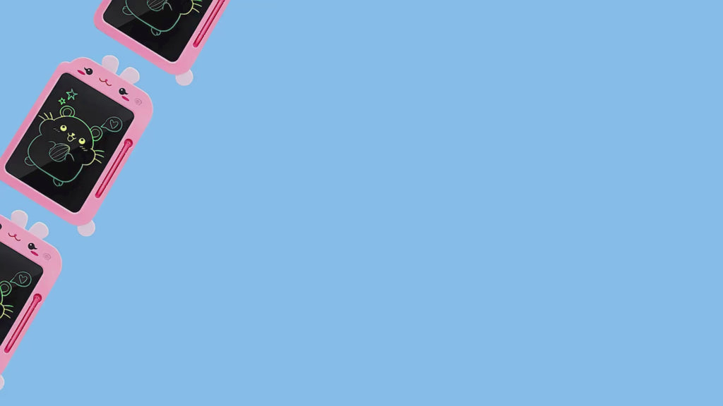 CreativeCrazi Cute Animals Multicolor LCD Writing Tablet - 10.5 inches