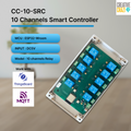 10-Channel Smart Relay Module WiFi BLE IoT Control Board for Home Automation Relay Switch